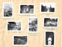 409 W Hillcrest front walk. Father O'Neill